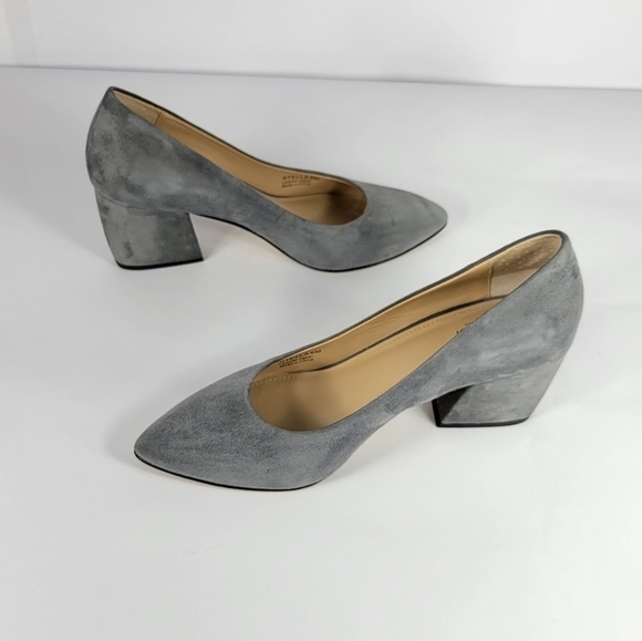 Botkier Stella Suede Gray Heels #449 Size 6 - Picture 3 of 12